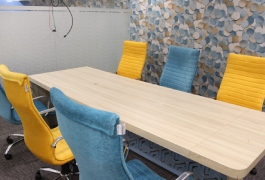 Manager cabin in coworking space