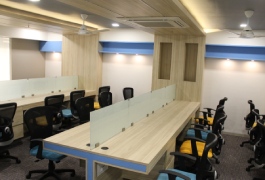 Dedicated desk in coworking space